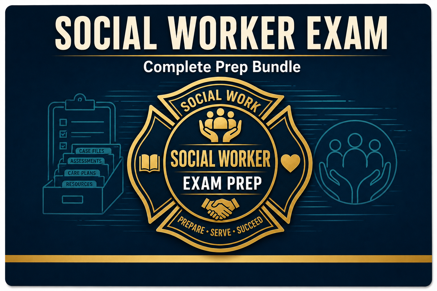 Social Worker Exam Prep Bundle cover